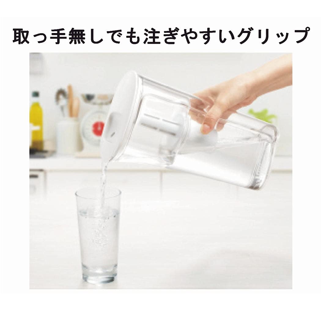 도레이 트레비노 정수 포트 (스피드 정수) 컴팩트 1.2 L[냉장고 도어 포켓에도] PT302F 정수기 포트형