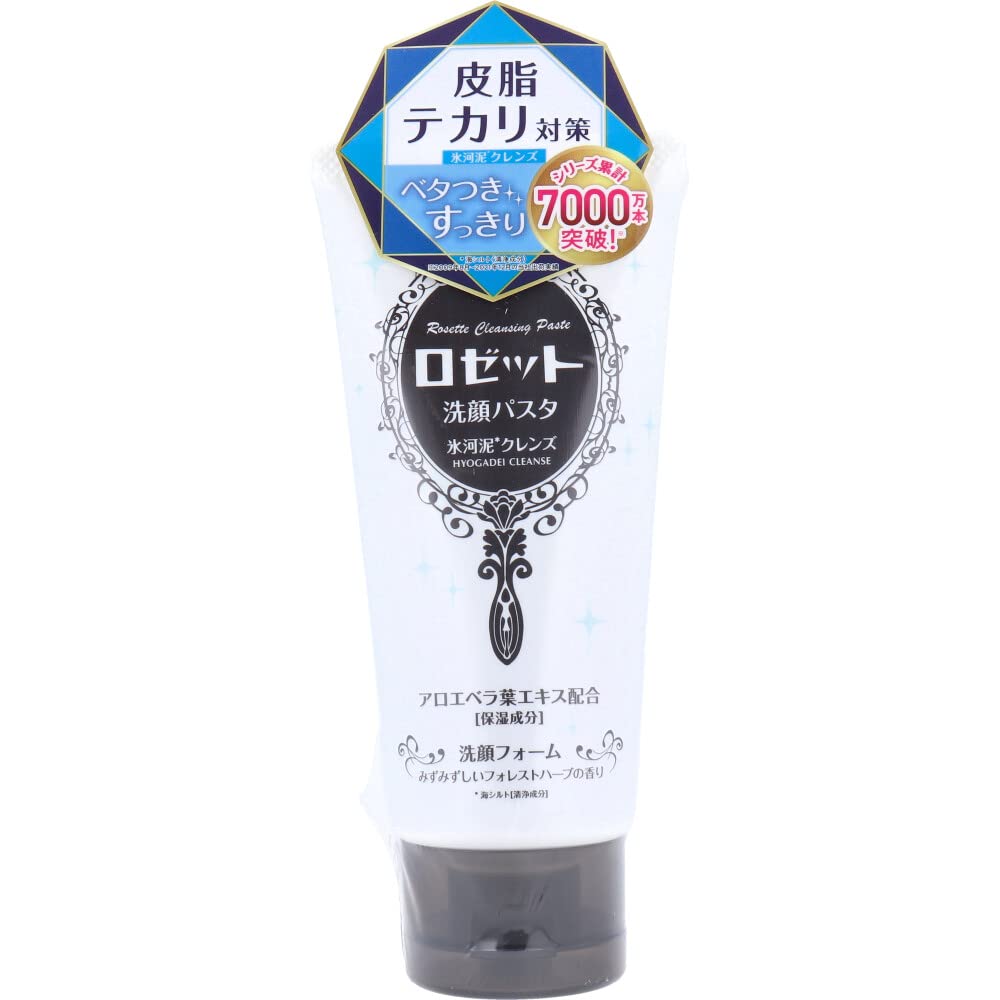 Rosette Face Wash Pasta Glacier Mud Cleanse 120g