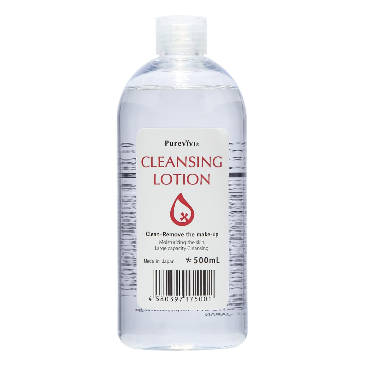 퓨어 비비 클렌징 로션 S 500mL 닦아 용 물 클렌징 대용량 W 세안 불필요