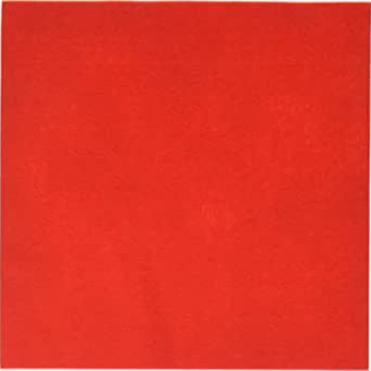 KIYOHARA K Felt Washable 5 Pieces Width 18cm x Height 18cm x Thickness 1mm #132 Vermilion KT1001