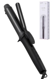 TESCOM Hair Iron Iron 32mm Nano Ceramic Coating 120-200℃ Temperature Adjustment/Lock/Memory Compatible with Overseas Auto Off Heat Resistant Pouch 1.7m Black TM363A-K
