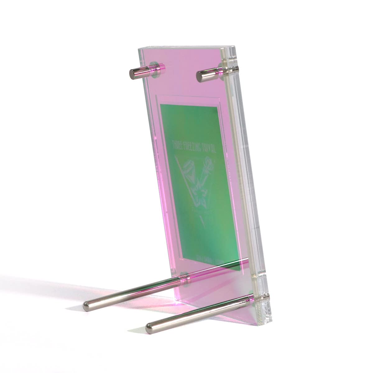 [UV protection specification] Shield PRO Domestic production sun protection trading card display case trading card screw down clear frame grooved storage exhibition storage collection (Aurora, 1 row)