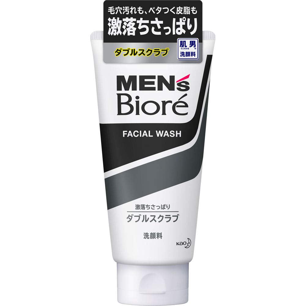 [Set of 3] Men's Biore Double Scrub Face Wash 130g