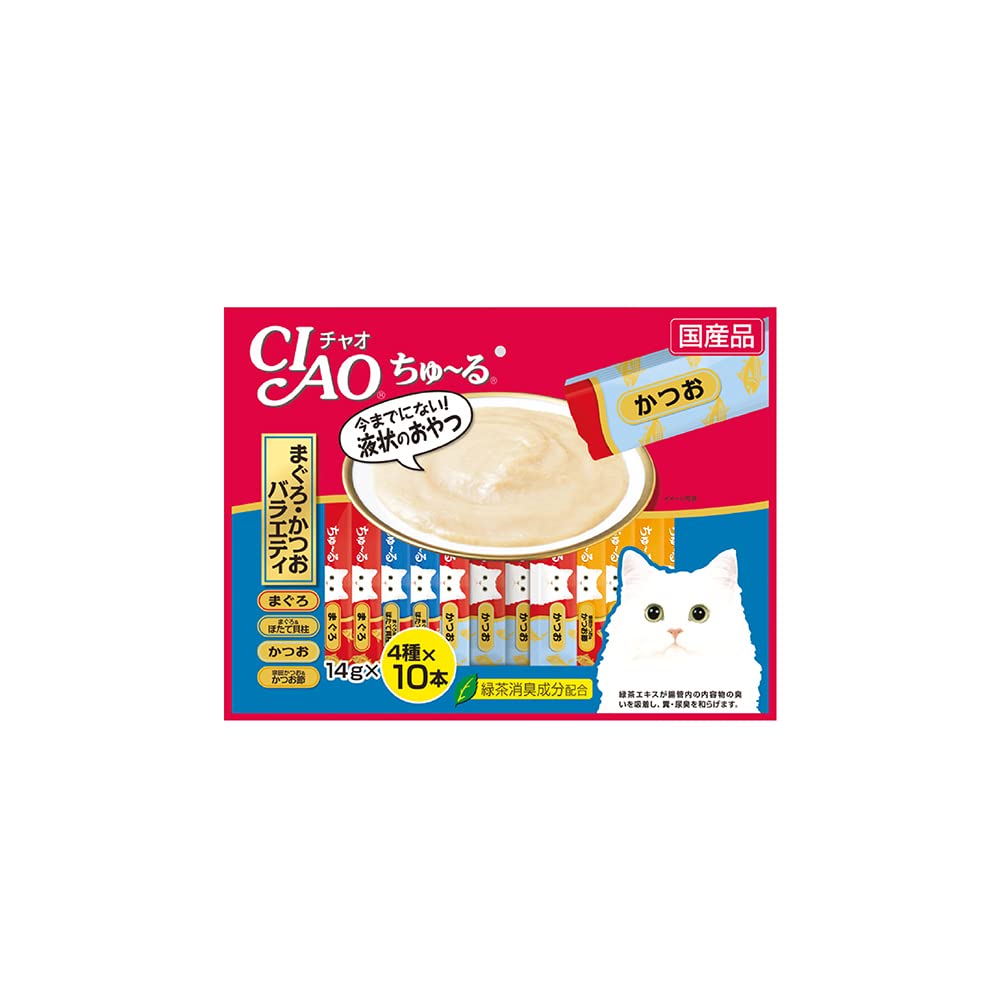 CIAO Churu Tuna/bonito variety 14g x 40 cat treats
