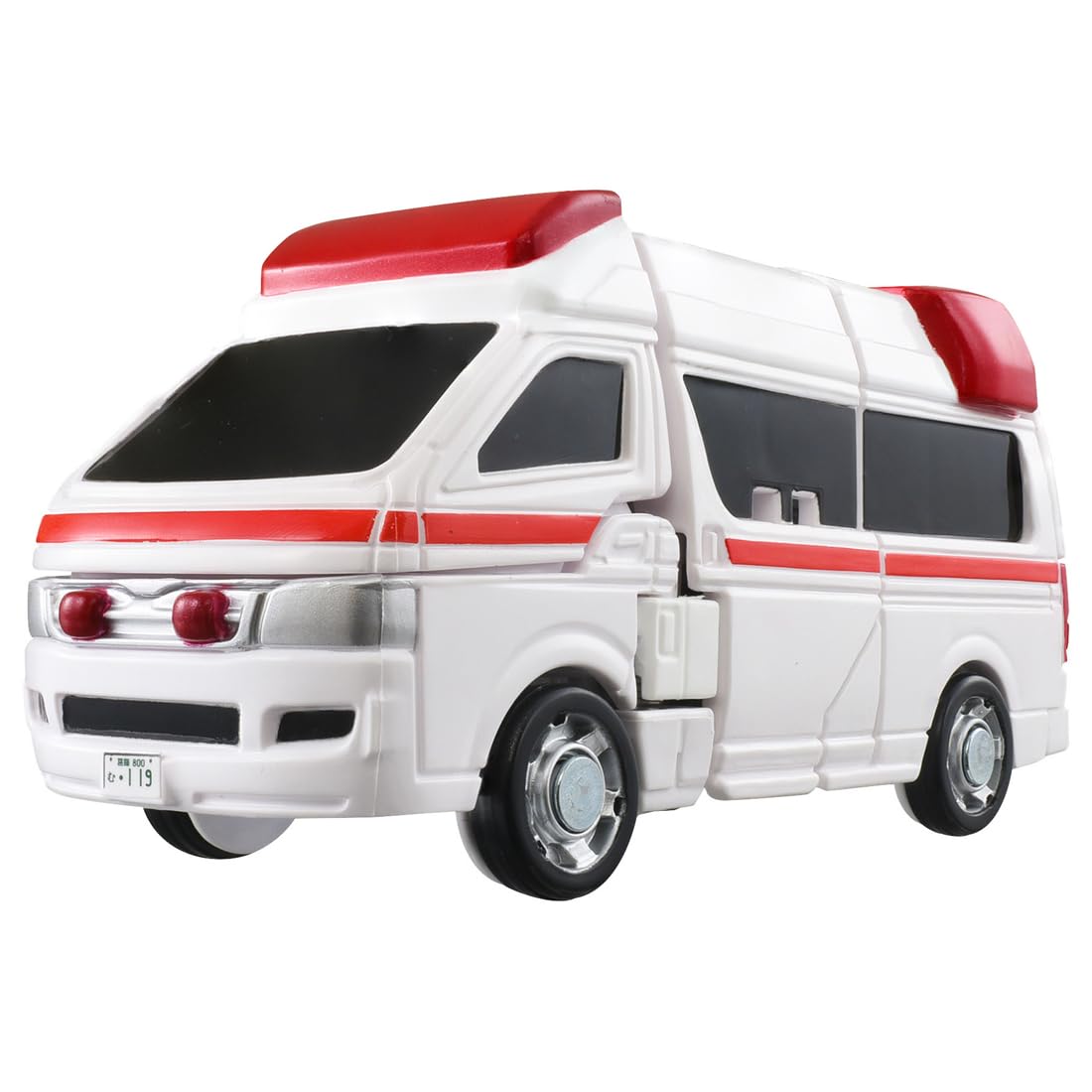 TAKARA TOMY Tomica Job Labor TJB03 Medi Braver Toyota Himedic Ambulance Mini Car Toy Ages 3+