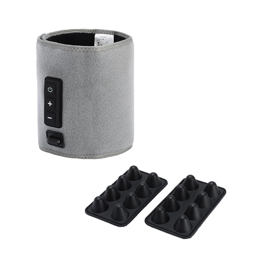 Gorilla's Two-Piece Thigh Care Calf Care 2way Single Leg Care Electric 3 Level Adjustment (Strong, Medium, Weak) Timer 10 Minutes Lightweight Gray Doshisha GRM-2501 GY
