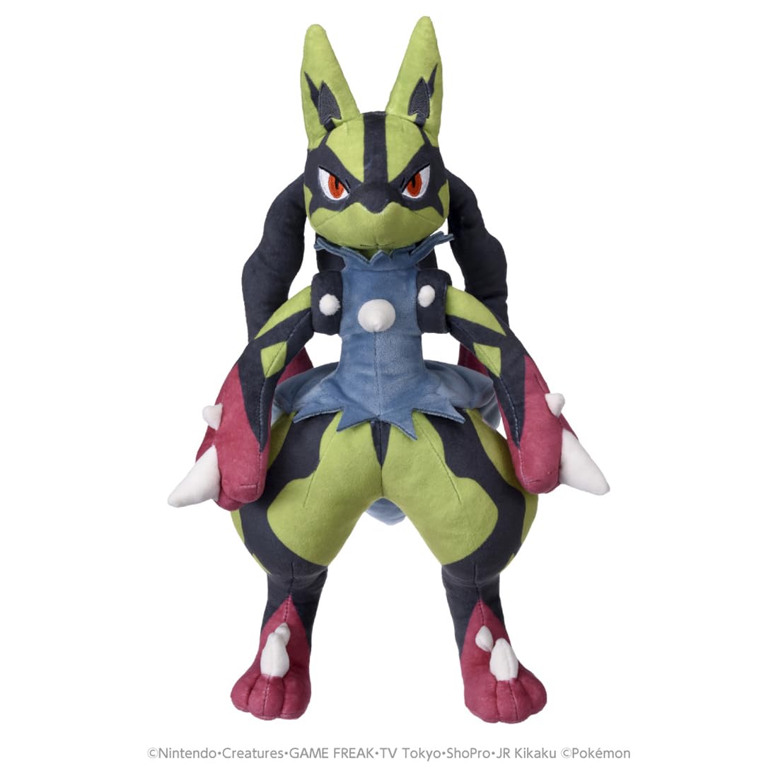 TAKARA TOMY Pocket Monster Pokemon Plush Yellow Mega Lucario