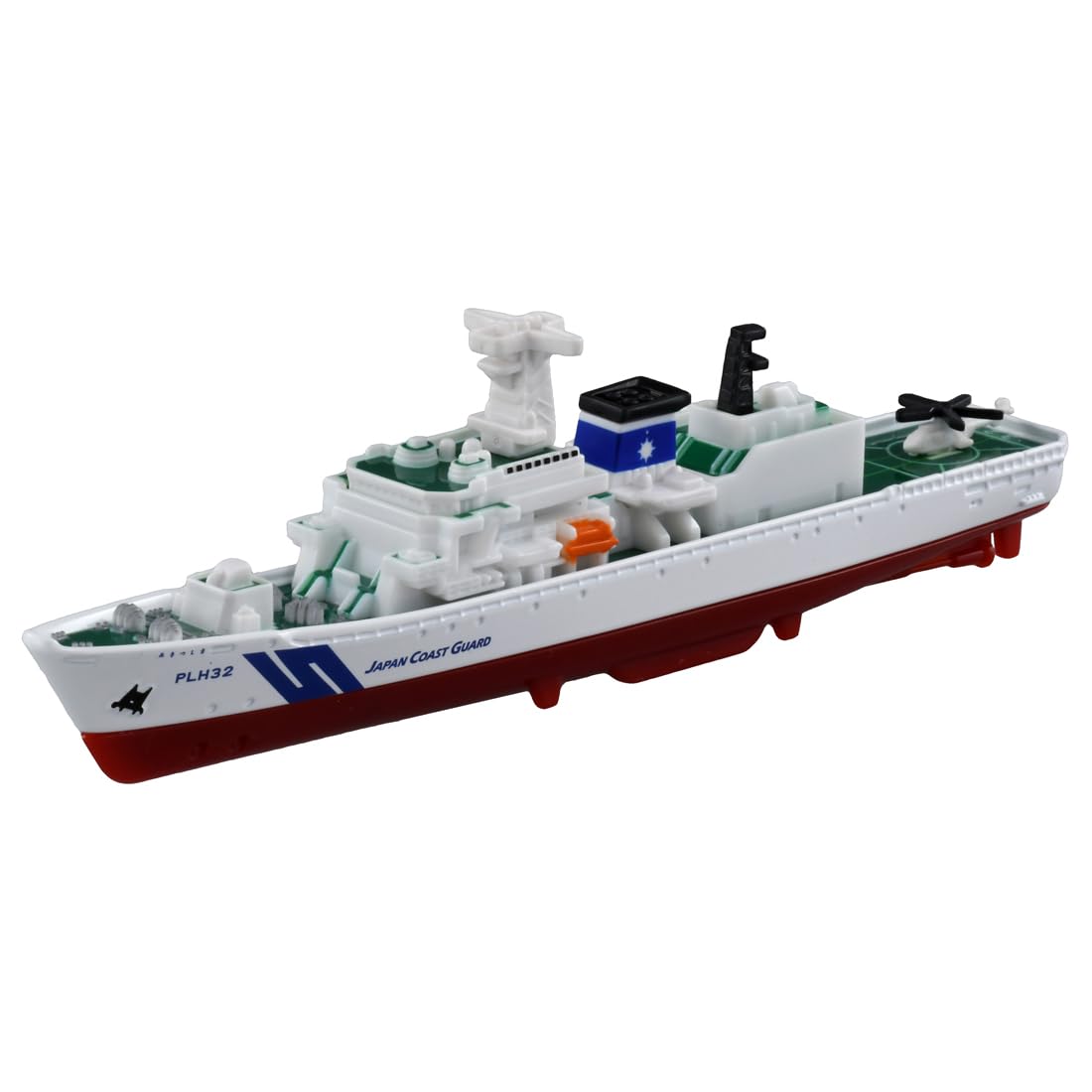 TAKARA TOMY Tomica Long Type Tomica No.140 Japan Coast Guard Patrol Boat Akitsushima PLH32 Mini Car Toy Ages 3 and up