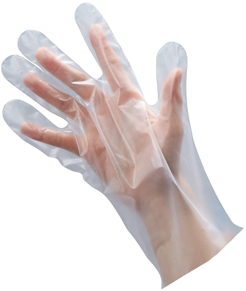 Utsunomiya Production Quinn Polyethylene Gloves L100 Sheets Transparent