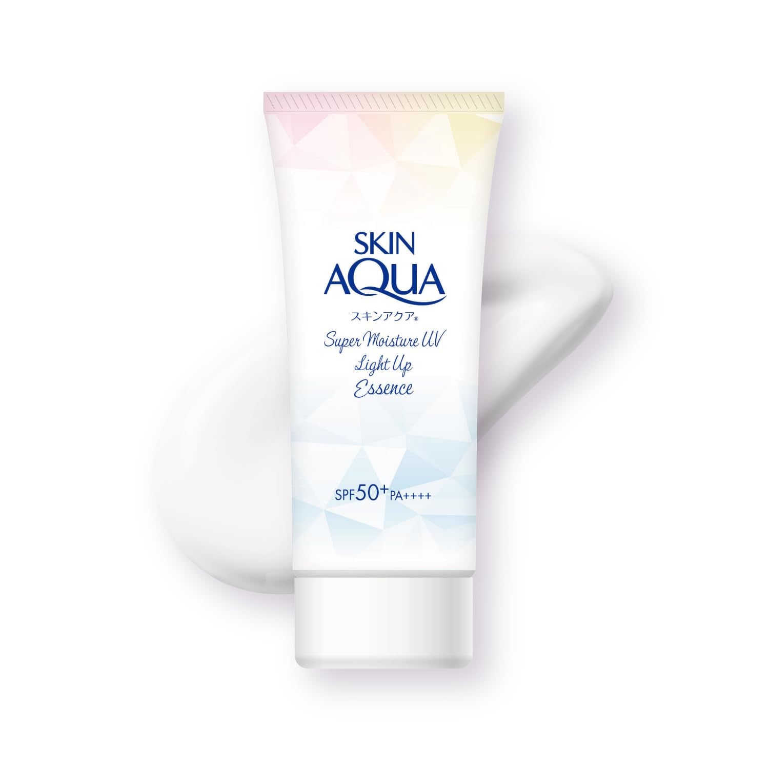 SKIN AQUA Super Moisture UV Light Up Essence 70g Floral Muguet Scent (Vitamin C Derivative, Light Pearl, Makeup Base, Sunscreen, SPF50+ PA++++, Tone Up)