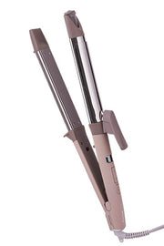TESCOM Hair Iron, 32mm, Straight/Curl, 2way, Negative Ion, Compatible with Overseas, Steam, Temperature Adjustment/Lock/Memory, Auto Off, Open/Close Lock, Easy Plug elims est Sunny Beige TW753A-C