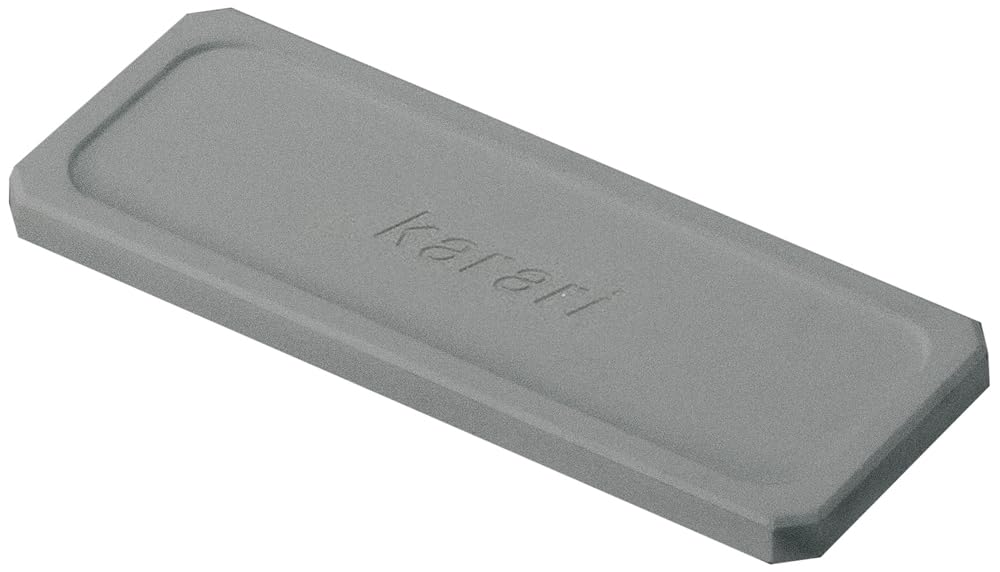 Anesti Resin Diatomite Drainer Karari Cutlery Stand Square White Approx. Width 15 x Depth 6.5 cm x Height 10 cm HO1945