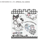 Cracks Ohajiki Seal Flake Sanrio Characters Cute Monotone 134021