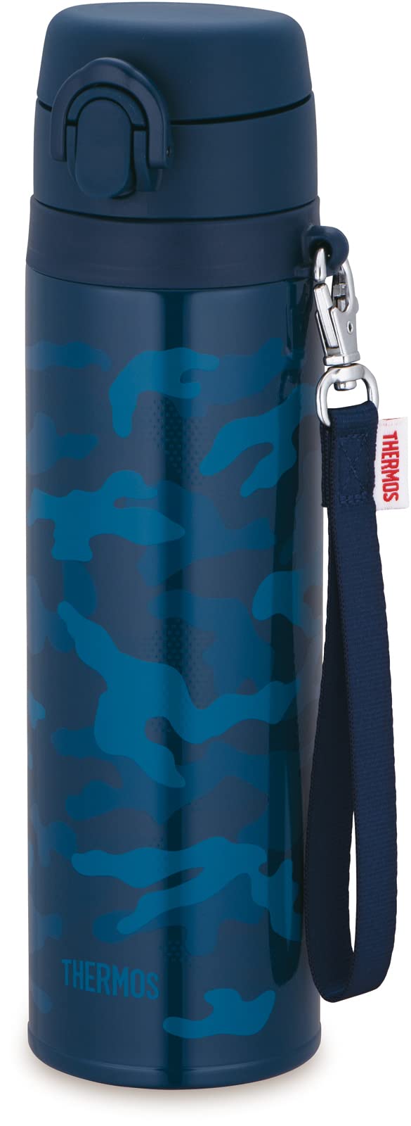 Thermos Water Bottle Vacuum Insulated Mobile Mug 550ml Navy JNT-552 NVY