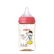 PIGEON Breastfeeding experience baby bottle 240ml Approximately 3 months ~ High quality plastic Bear Bear Also used in medical institutions Light and unbreakable