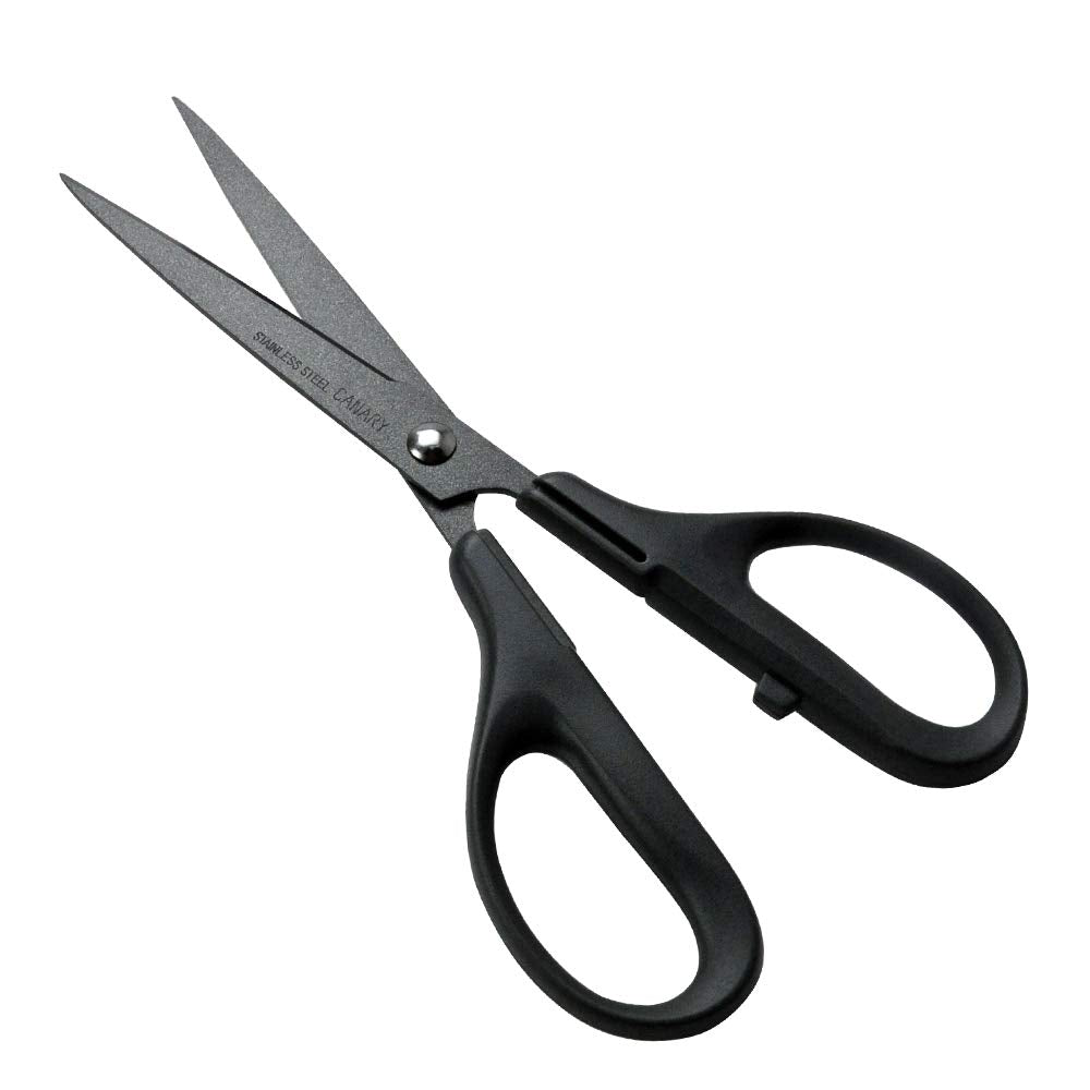 Hasegawa Knives Scissors for Office Use Tapered Fluorine Coated Gray EP-175F Total Length: 17.5 Blade Length: 7.3(cm)