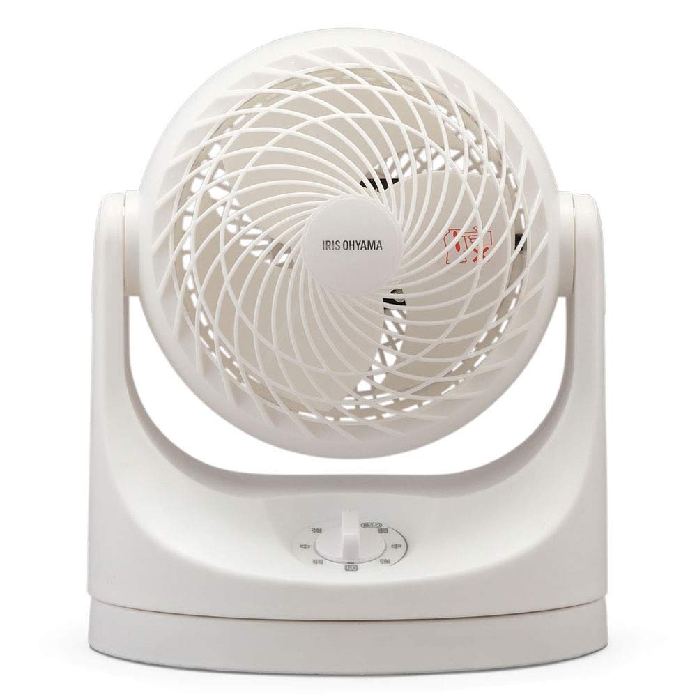 Iris Ohyama Circulator 8 Tatami Swing Macaron Shape PCF-MKM15-W White