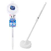 Rec Gekioki-kun Bath Entire Bath Cleaner Middle Telescopic 63-85cm Special Fiber-like Fiber Bath Brush Bath Cleaning Brush