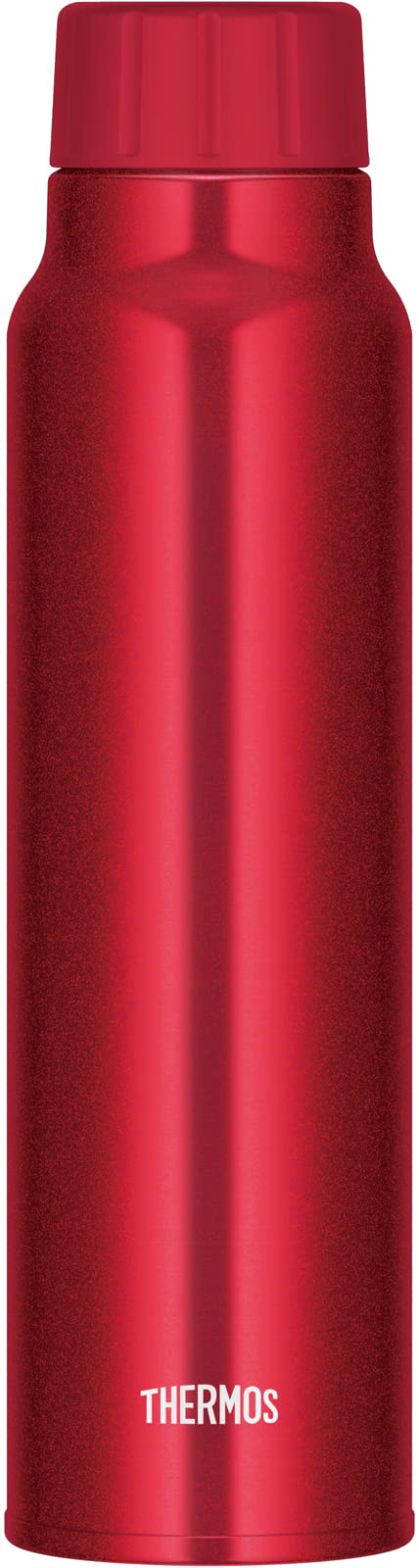 Thermos Water Bottle Cold Carbonated Beverage Bottle 750ml Red Cold Storage Only FJK-750 R