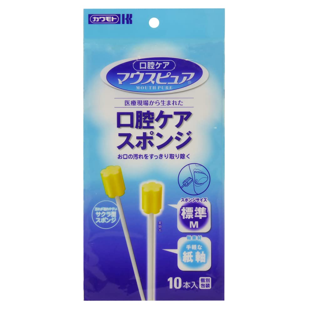 Mouth Pure Oral Care Sponge 10 paper stems 10 pieces M