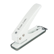 CARL Hole Punch, 1 Hole, Hole Diameter 5.5mm, 18 Pieces, White SD-155-W