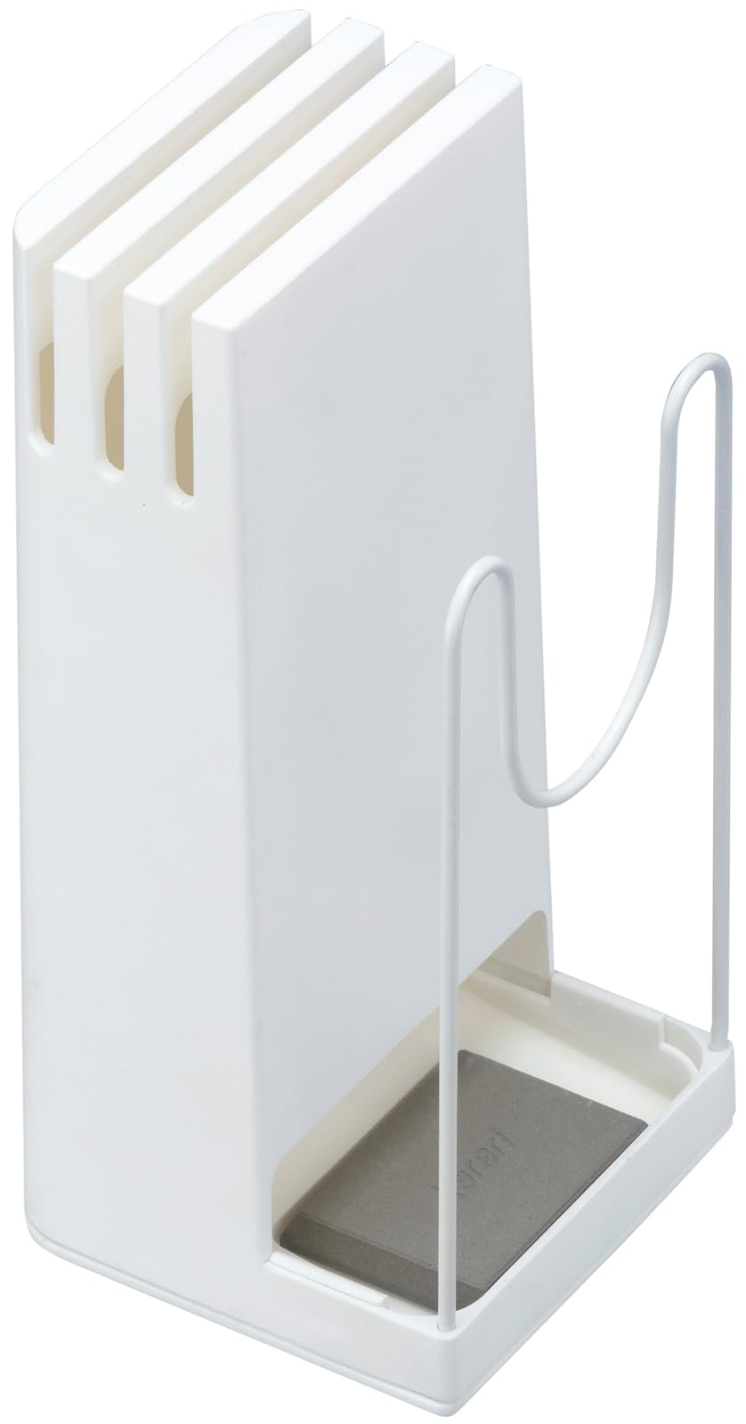 Anesti Diatomite Drainer Karari Knife Cover Stand White Approx. Width 10 x Depth 10 x Height 22cm HO1948