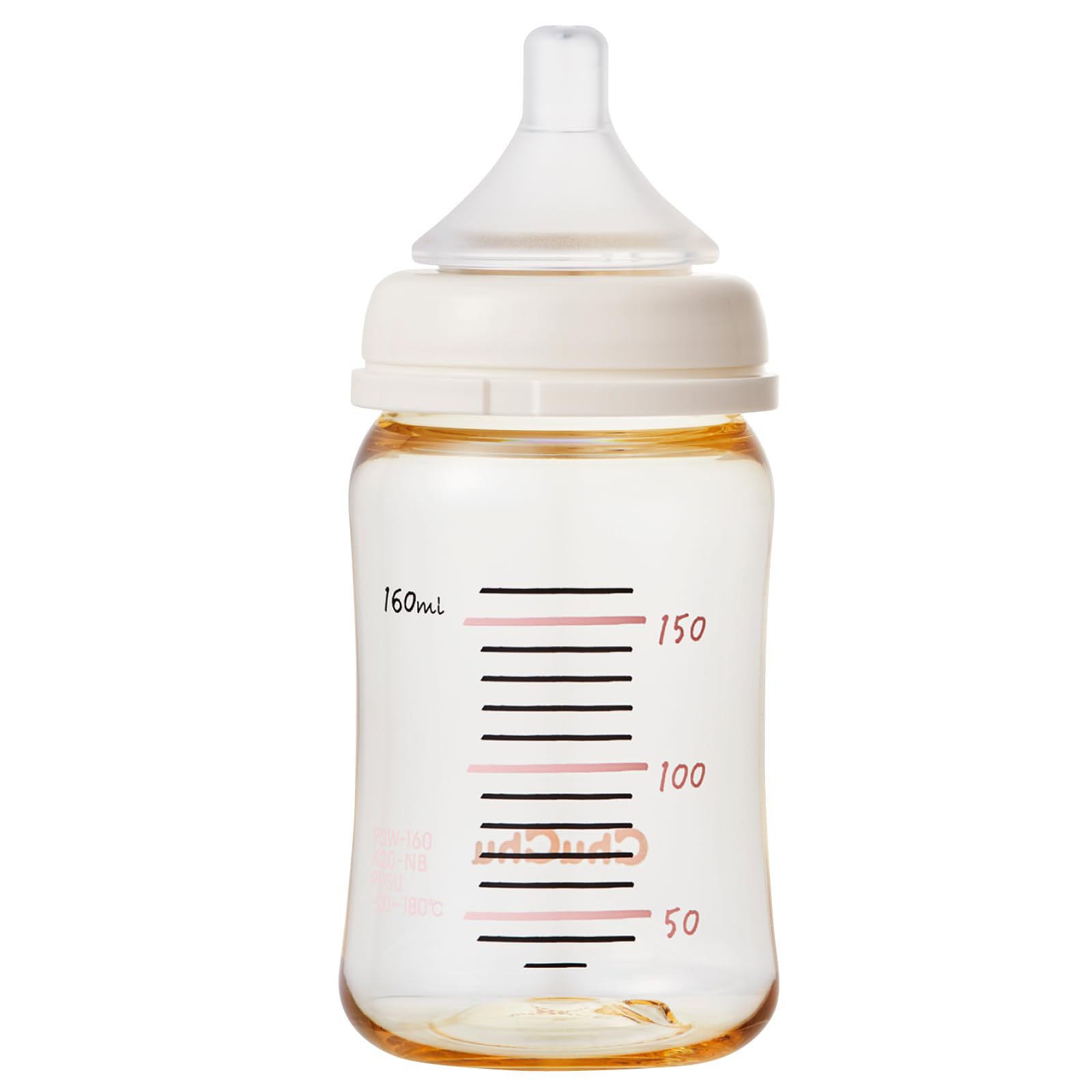 ChuChu(츄츄) 멀티 피트 광구 타입 플라스틱제 포유병 160mL 젖꼭지 일본제 신생아 졸유 전월령