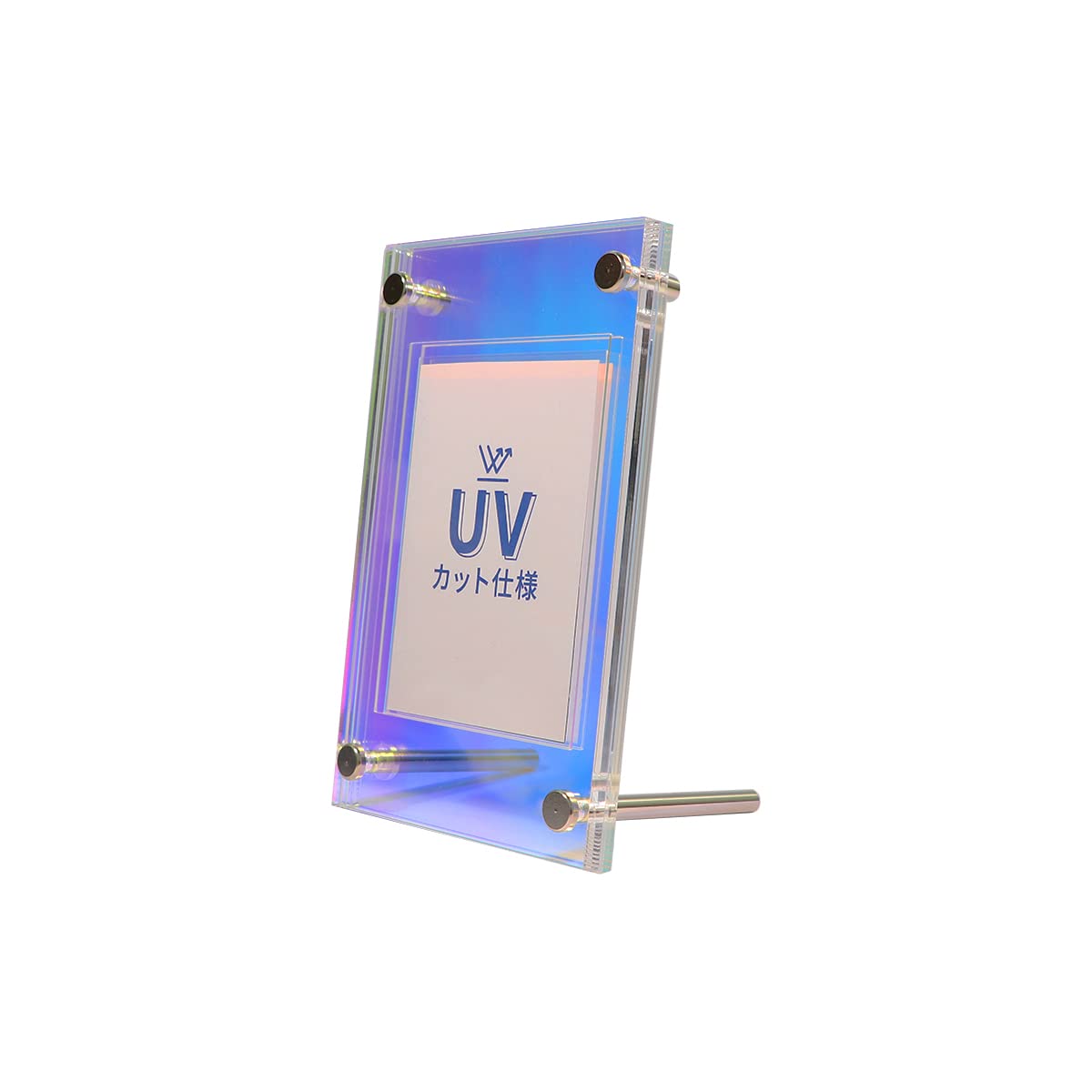 [UV protection specification] Shield PRO Domestic production sun protection trading card display case trading card screw down clear frame grooved storage exhibition storage collection (Aurora, 1 row)