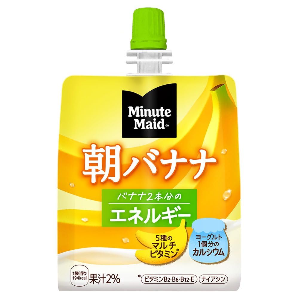Coca-Cola Minute Maid Morning Banana Jelly túi 180ml x 6