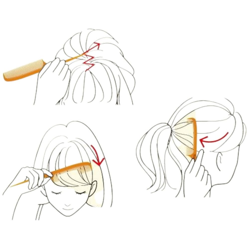 Beth Amino Acid (Contains Keratin) Folding Comb AKJ-500 (1 pc)