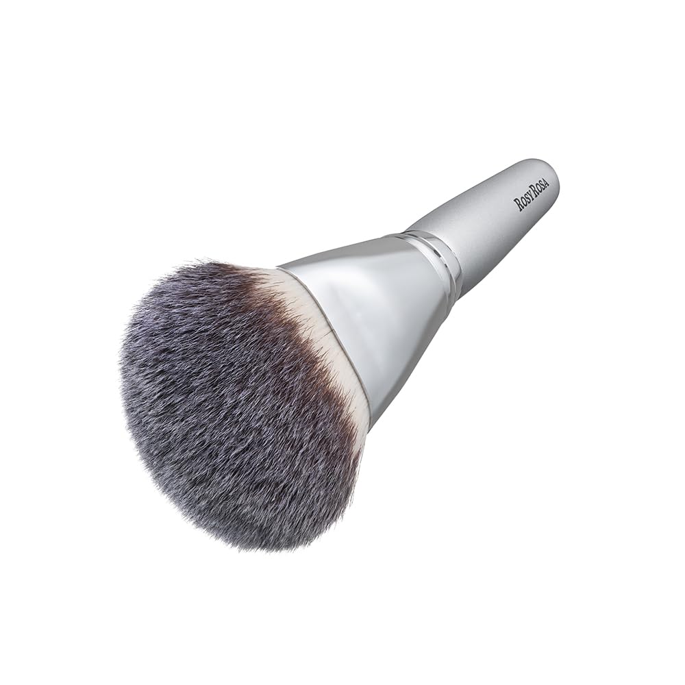 Rosy Rosa Powder Fan Brush [Makeup Brush Compatible with All Powders] ROSYROSA
