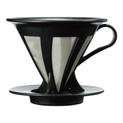 HARIO Dripper Cafe All Coffee Drip cho 1~4 ly Đen CFOD-02-B