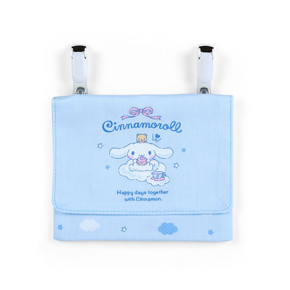 산리오 (SANRIO) 산리오 포켓 파우치 시나모롤 계피 Cinnamoroll 11 × 14 × 3cm 포켓 파우치 캐릭터 989606 SANRIO