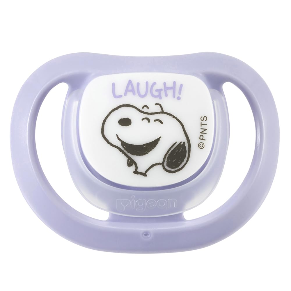 PIGEON Pacifier Skin Friendly 6-18 months L size Snoopy pattern