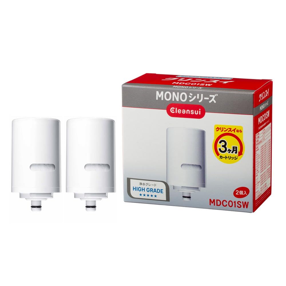 クリンスイ 浄水器 蛇口直結型 MONOシリーズ 交換カートリッジ 2個入り MDC01SW