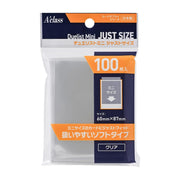 Acrus Card Document Sleeve Just Size Transparent Set of 100