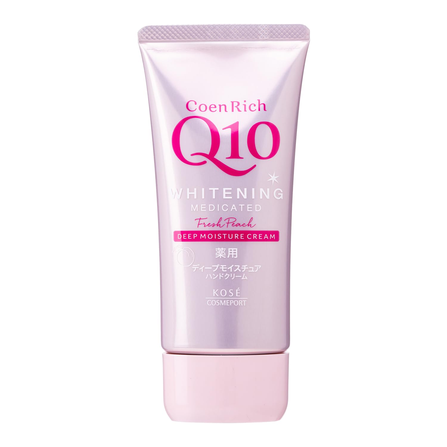 [Quasi-drug] Coenrich medicated whitening hand cream, freshly picked peach scent, rough hands, non-sticky 80g