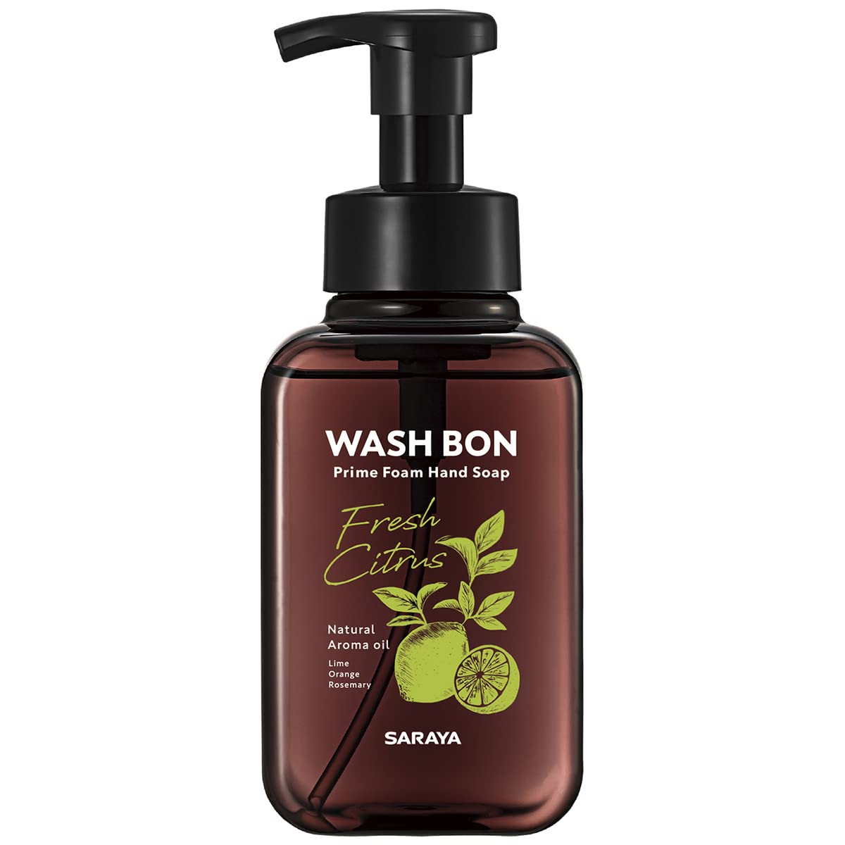 Saraya Washbon Prime Foam Fresh Citrus 500ml