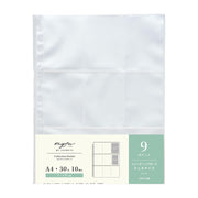 Lihitlove myfa Oshikatsu Trading Card Thickness 0.1mm 10 pieces Collection Pocket 9 Pockets A4 N3306