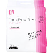 Life Facial Towel Thick Type 25 pieces