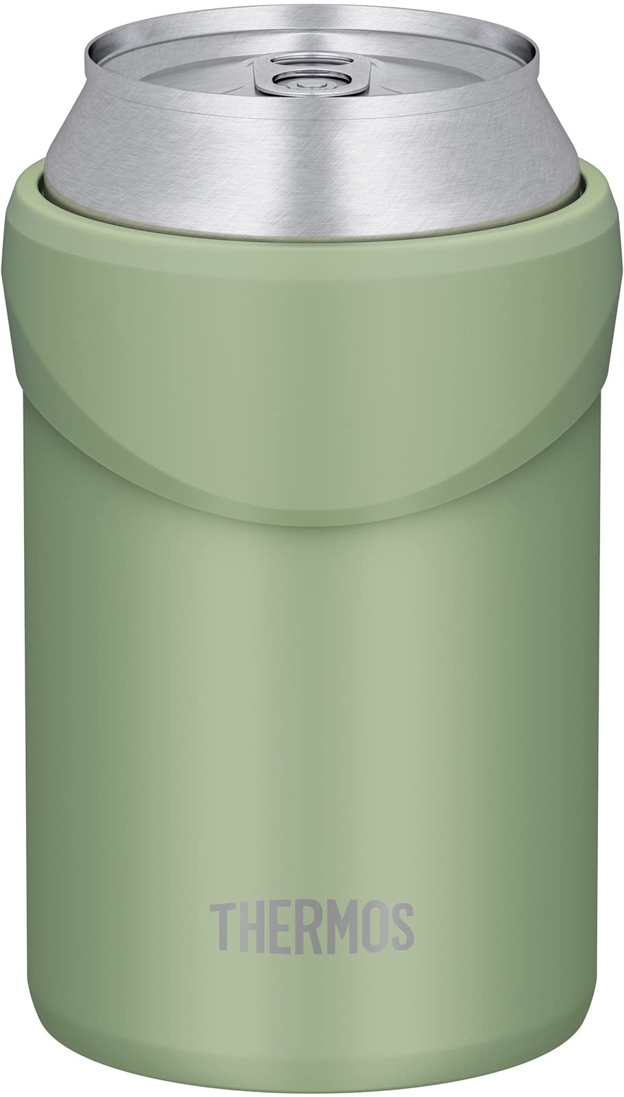 サーモス 保冷缶ホルダー 350ml缶用 2wayタイプ カーキ JDU-350 KKI