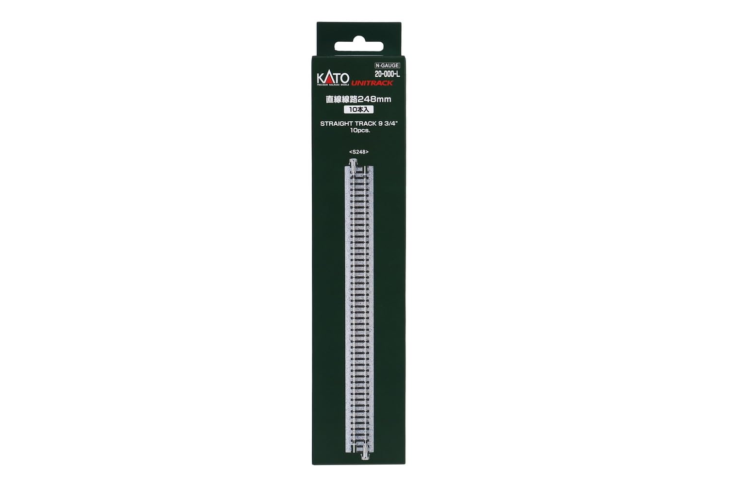 KATO N Gauge Straight Track 248mm 10pcs 20-000-L Railway Model Supplies