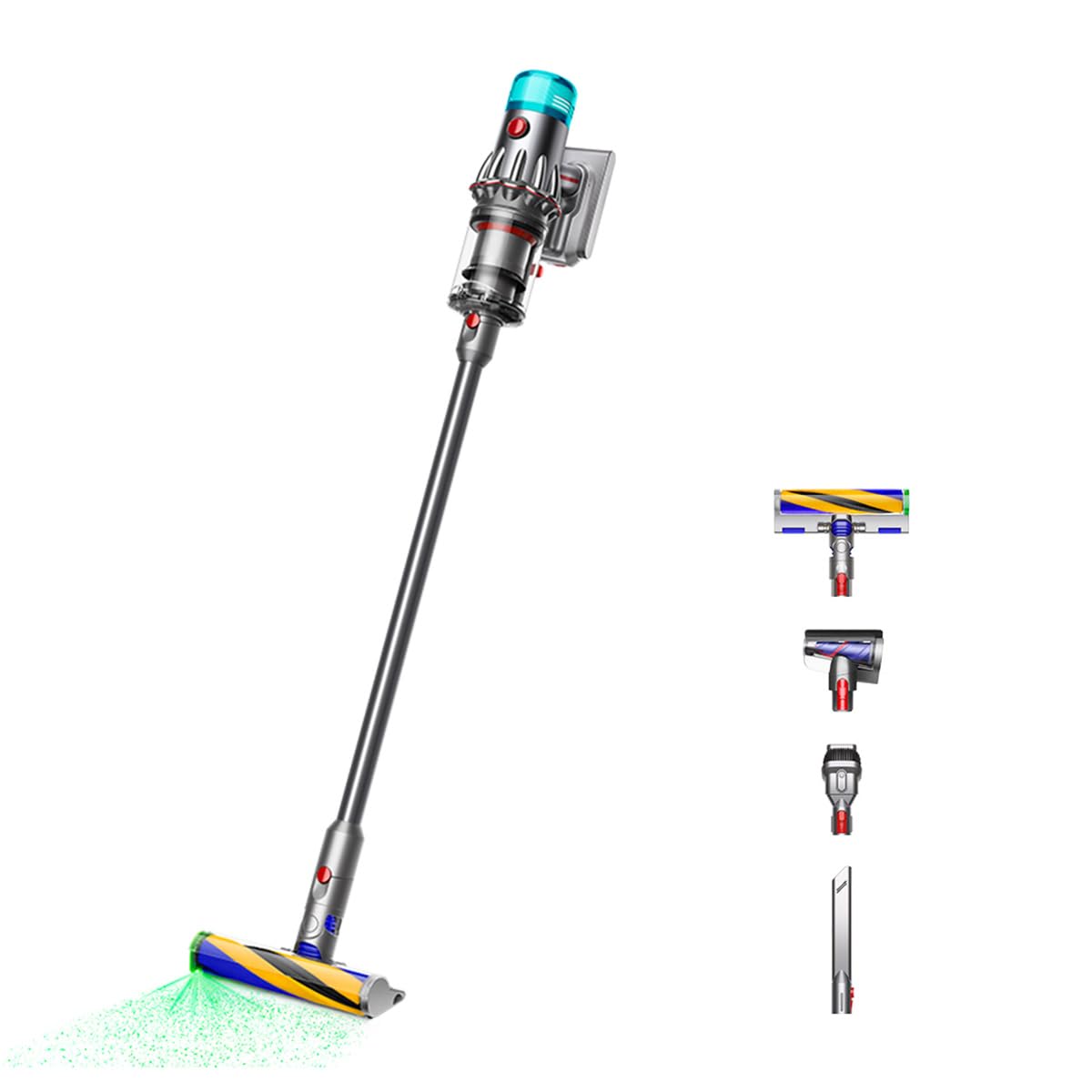 Dyson Vacuum Cleaner Cordless Dyson V12 Detect Slim Fluffy (SV46 FF) Stick Handy Cleaner Cyclone [Light up, don't miss it]