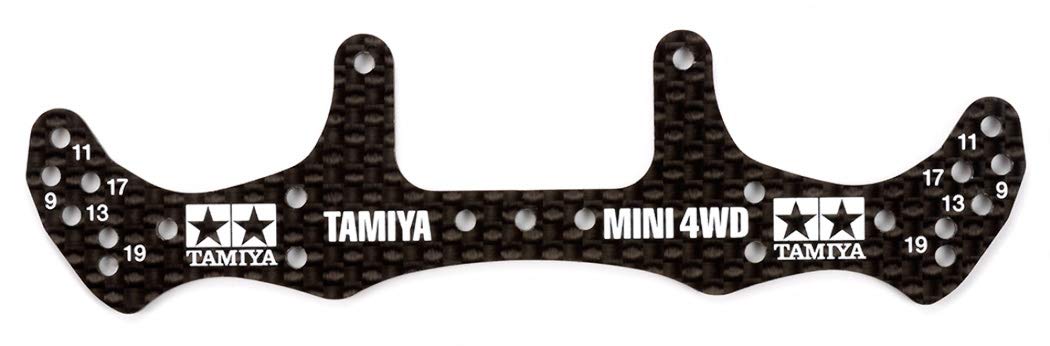 TAMIYA Mini 4WD Dòng phụ tùng nâng cấp No.499 GP.499 HG Carbon Rear Wide Stay 1.5mm 15499
