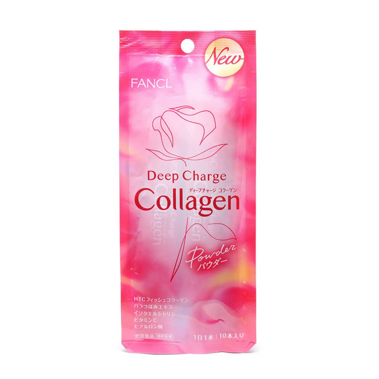 FANCL Deep Charge Collagen Powder 3.4g x 10 pieces