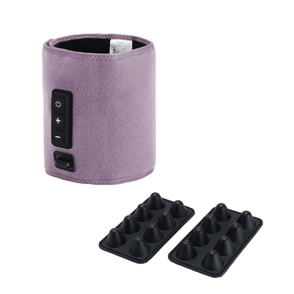 Gorilla's Two-Piece Thigh Care Calf Care 2way Single Leg Care Electric 3 Level Adjustment (Strong, Medium, Weak) Timer 10 Minutes Lightweight Purple Doshisha GRM-2501 PU