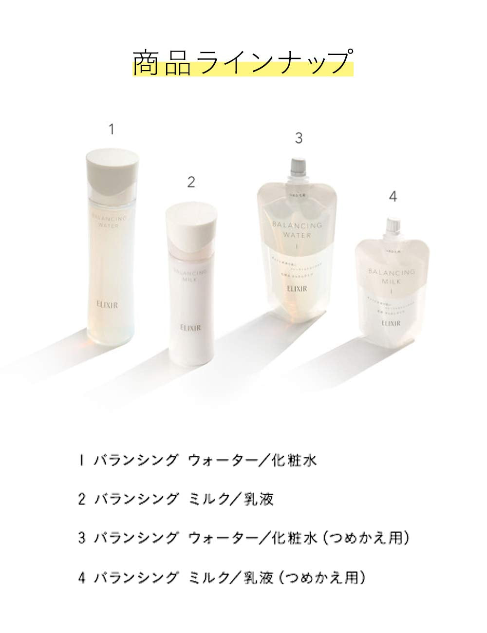 ELIXIR Balancing Milk 2 (Smooth Type) 110mL Emulsion/Cream Moisturizing Moisturizing Glossy Ball Pore Care Refle