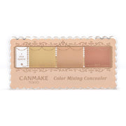 Canmake Color Mixing Concealer 04 Red Beige 4.2g Concealer 3 Color Palette Bear Dullness