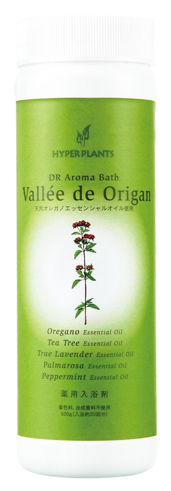 의약부외품 약용 입욕제 하이퍼 플랜트(HYPER PLANTS) DR 아로마바스 발레드 오리건 500g