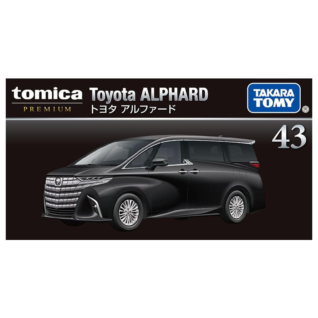 TAKARA TOMY Tomica Premium 43 Toyota Alphard Mini Car Toy Ages 6+